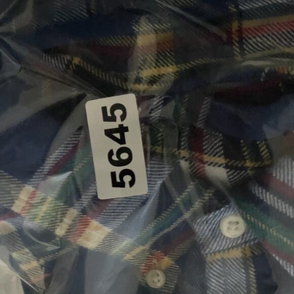 Polo Ralph Lauren Flannel Shirt Mens 2XLT Plaid Button Down Performance Preppy - Picture 13 of 13